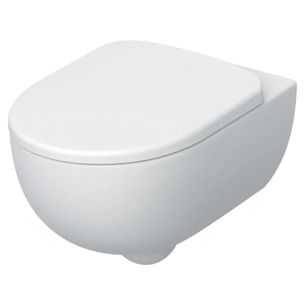 Geberit Selnova Rimless Wall Hung Pan & Soft Close Seat