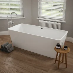 George Acrylic White Freestanding Bath - 1700 x 750mm