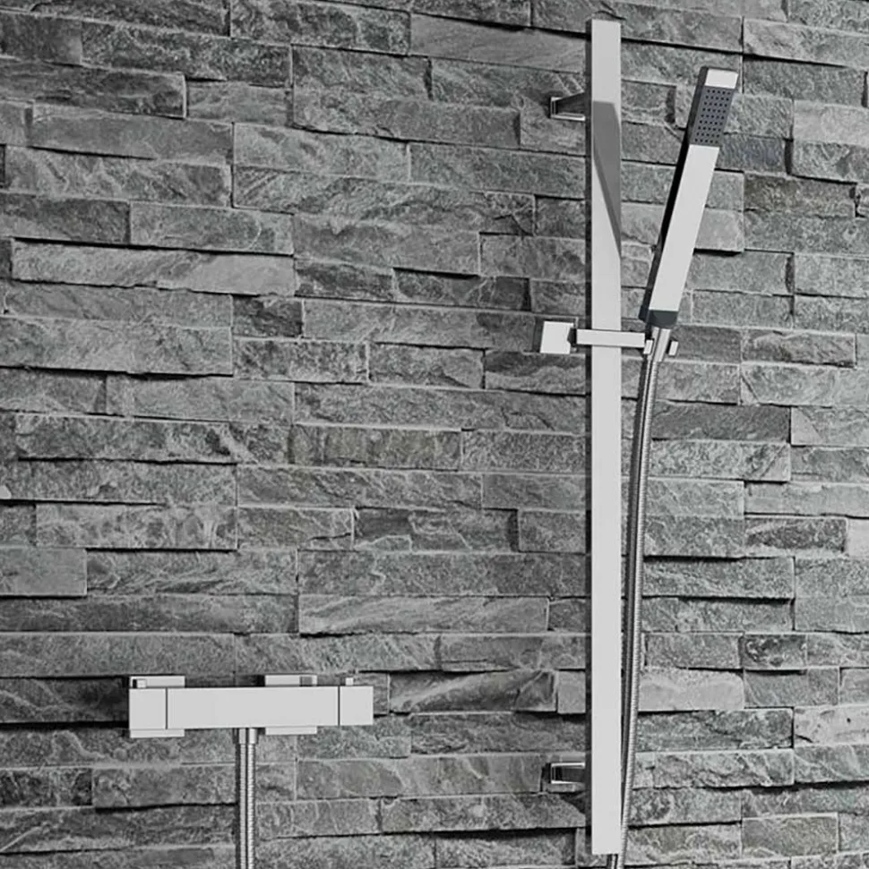 Graham Thermostatic Bar Shower Valve & Slide Rail Kit