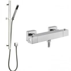 Graham Thermostatic Bar Shower Valve & Slide Rail Kit
