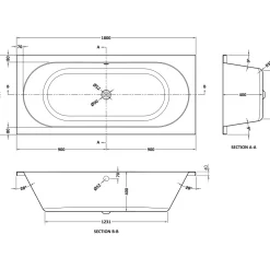 Harbour Acclaim Complete Bathroom Suite with Double Ended Bath & Rimless Toilet