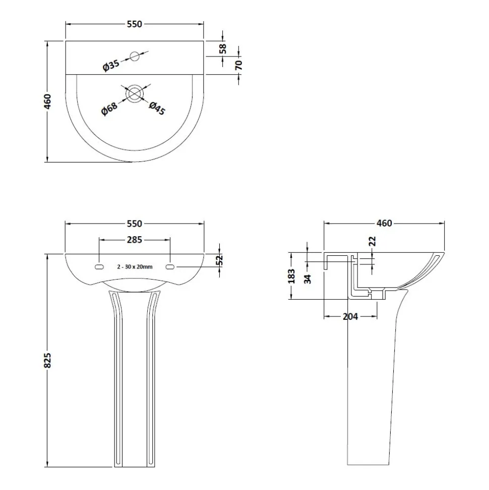 Harbour Acclaim Complete Brushed Brass Bathroom Suite with Reinforced Shower Bath & Rimless Toilet