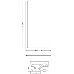 Harbour Acclaim Complete Brushed Brass Bathroom Suite with Reinforced Shower Bath & Rimless Toilet
