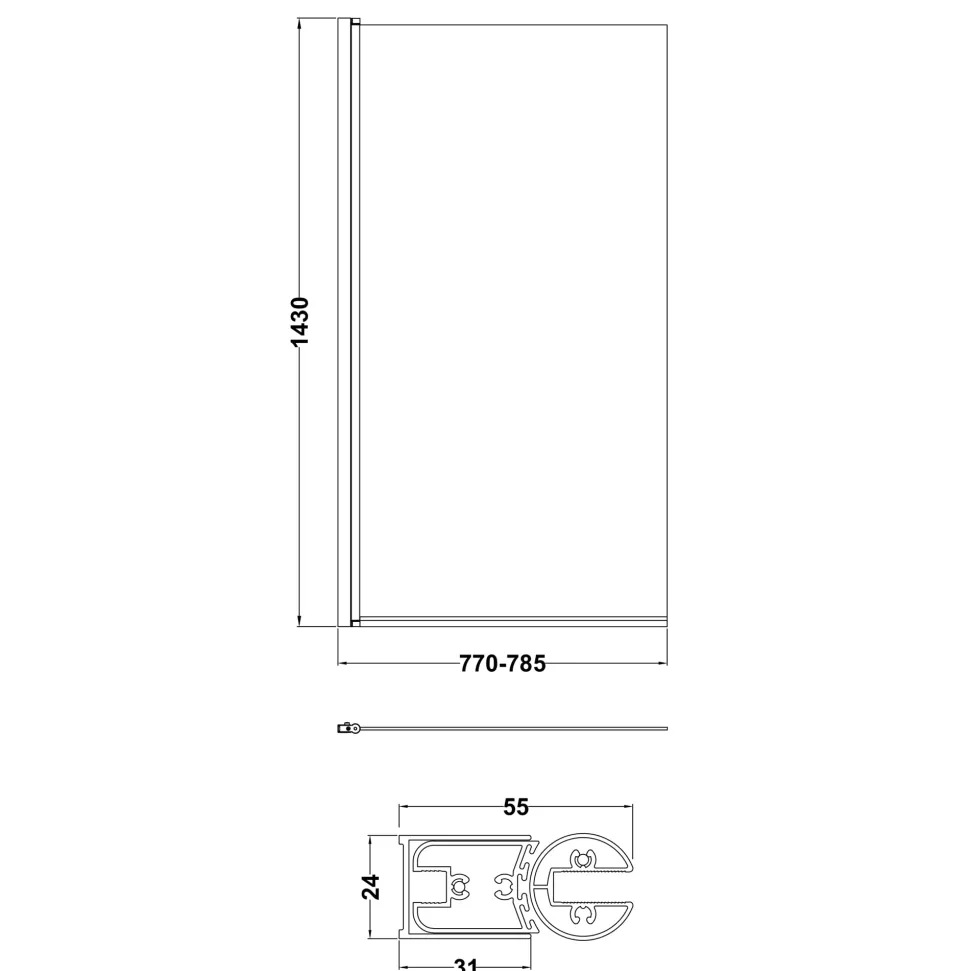 Harbour Acclaim Complete Brushed Brass Bathroom Suite with Reinforced Shower Bath & Rimless Toilet