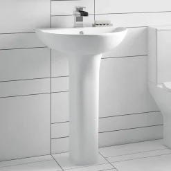 Harbour Acclaim Complete Brushed Brass Bathroom Suite with Reinforced Shower Bath & Rimless Toilet