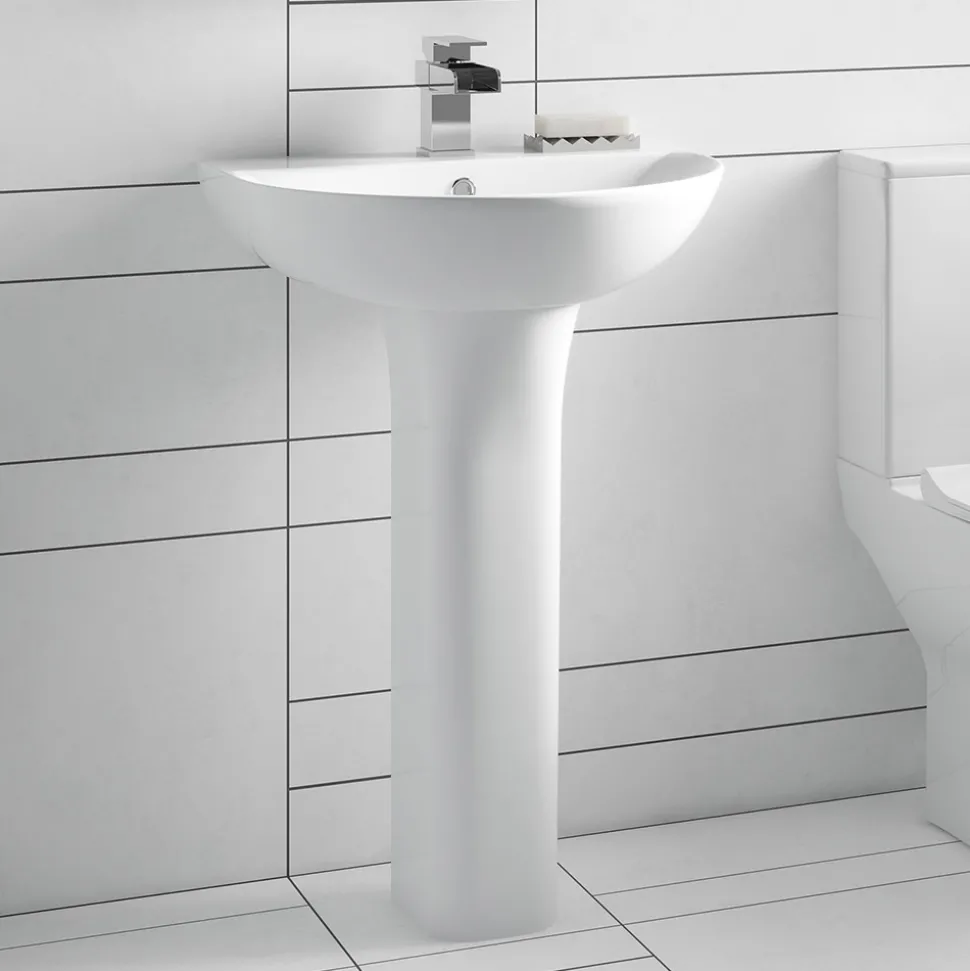 Harbour Acclaim Complete Brushed Brass Bathroom Suite with Reinforced Shower Bath & Rimless Toilet