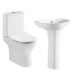 Harbour Acclaim Modern Bathroom Suite with Rimless Toilet