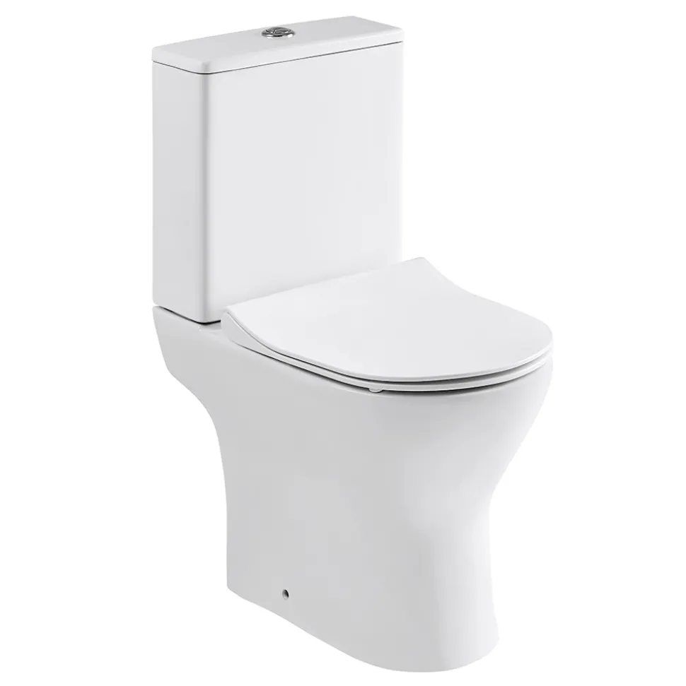 Harbour Acclaim Rimless Close Coupled Toilet & Soft Close Seat