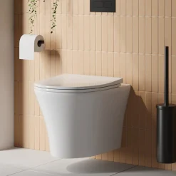 Harbour Acclaim Rimless Short Projection Wall Hung Toilet & Soft Close Seat