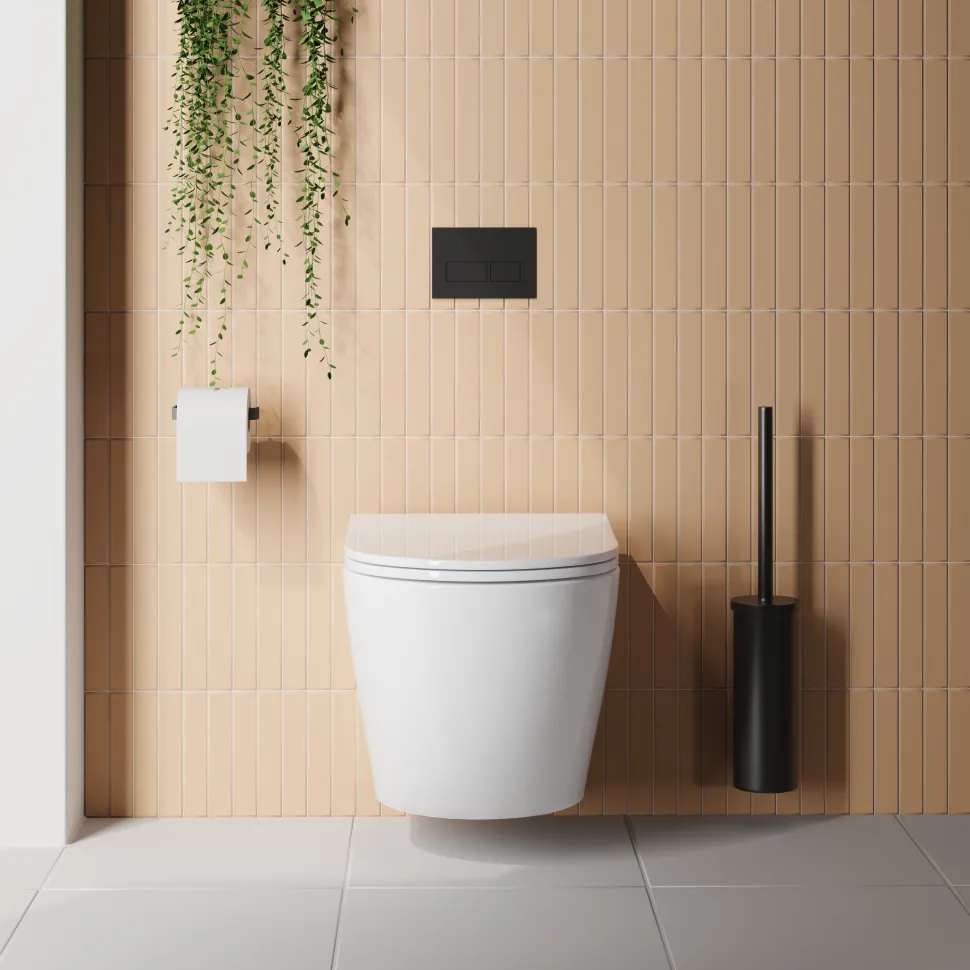 Harbour Acclaim Rimless Wall Hung Toilet & Soft Close Seat