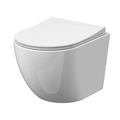 Harbour Acclaim Rimless Wall Hung Toilet & Soft Close Seat