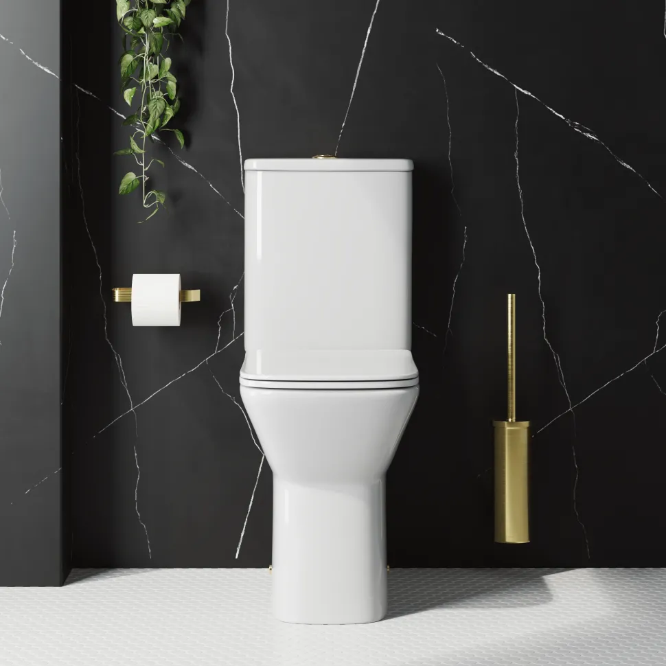Harbour Alchemy Rimless Back to Wall Comfort Height Toilet & Soft Close Seat