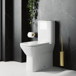 Harbour Alchemy Rimless Back to Wall Comfort Height Toilet & Soft Close Seat