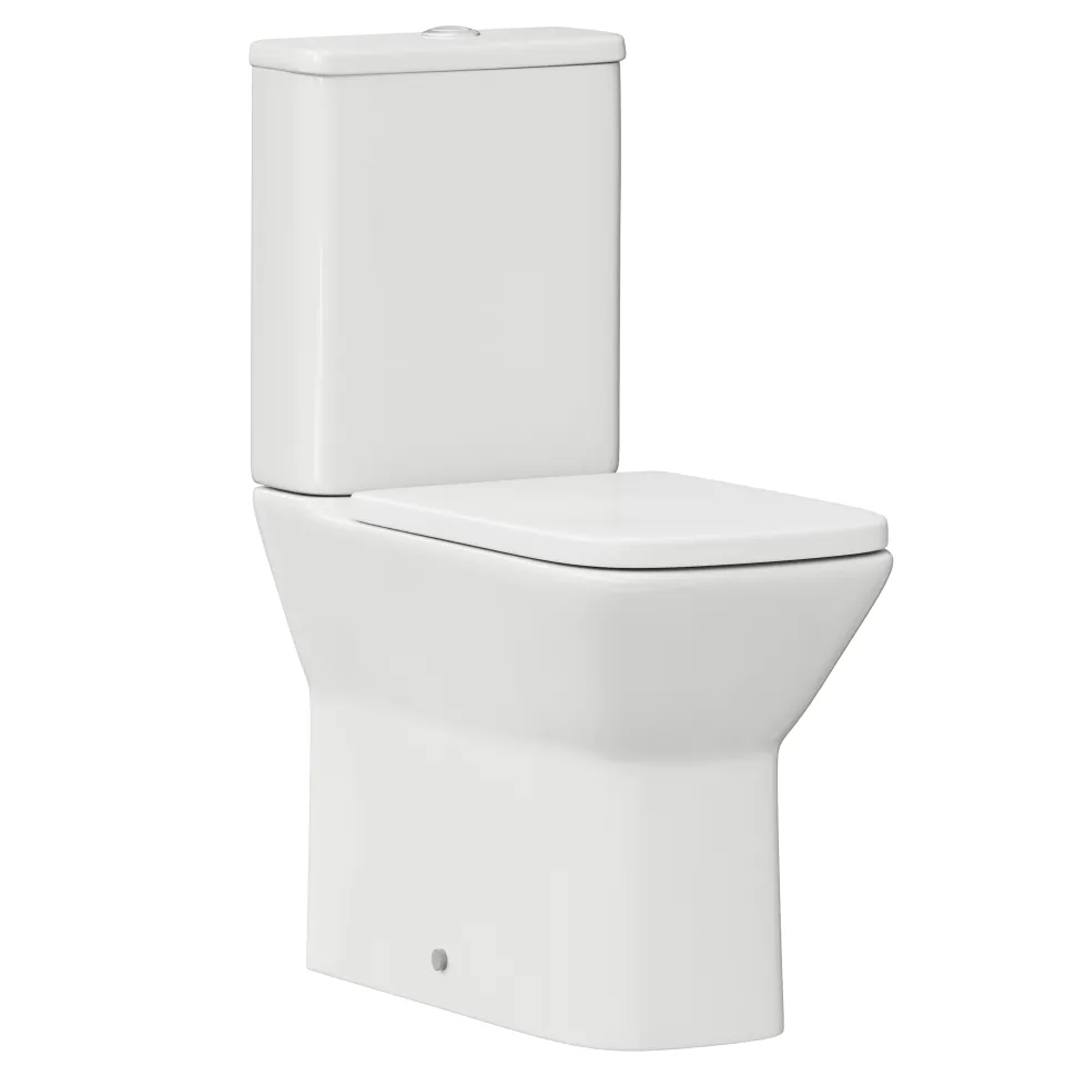 Harbour Alchemy Rimless Back to Wall Comfort Height Toilet & Soft Close Seat