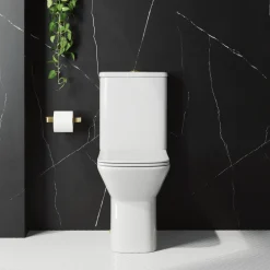 Harbour Alchemy Rimless Back to Wall Close Coupled Toilet & Soft Close Seat