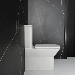 Harbour Alchemy Rimless Back to Wall Close Coupled Toilet & Soft Close Seat