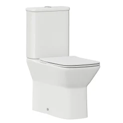 Harbour Alchemy Rimless Back to Wall Close Coupled Toilet & Soft Close Seat