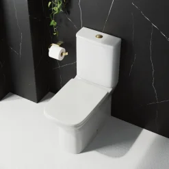 Harbour Alchemy Rimless Back to Wall Close Coupled Toilet & Soft Close Seat
