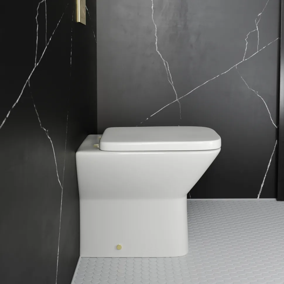 Harbour Alchemy Rimless Back to Wall Toilet & Soft Close Seat