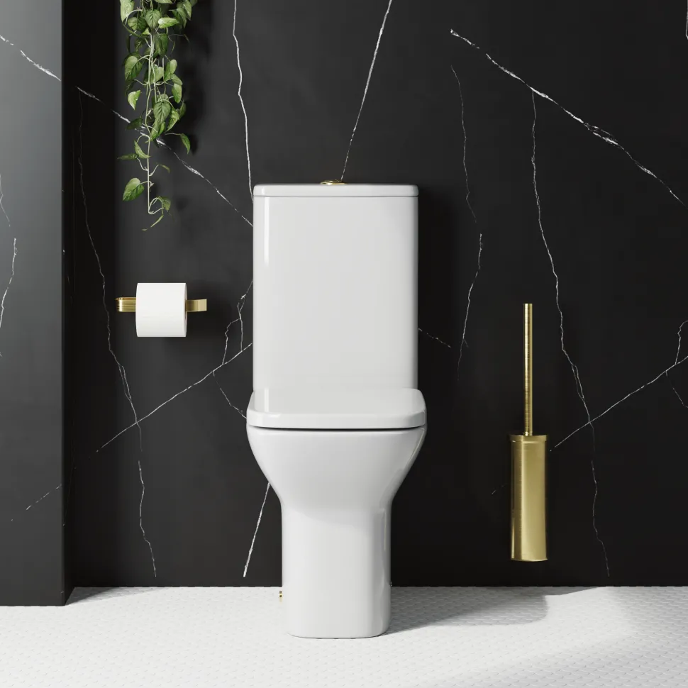 Harbour Alchemy Rimless Close Coupled Toilet & Soft Close Seat