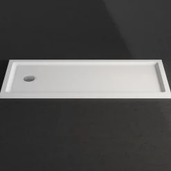 Harbour Anti Slip Gel Coated Stone Resin Bath Replacement Rectangular Shower Tray - 1700 x 700mm