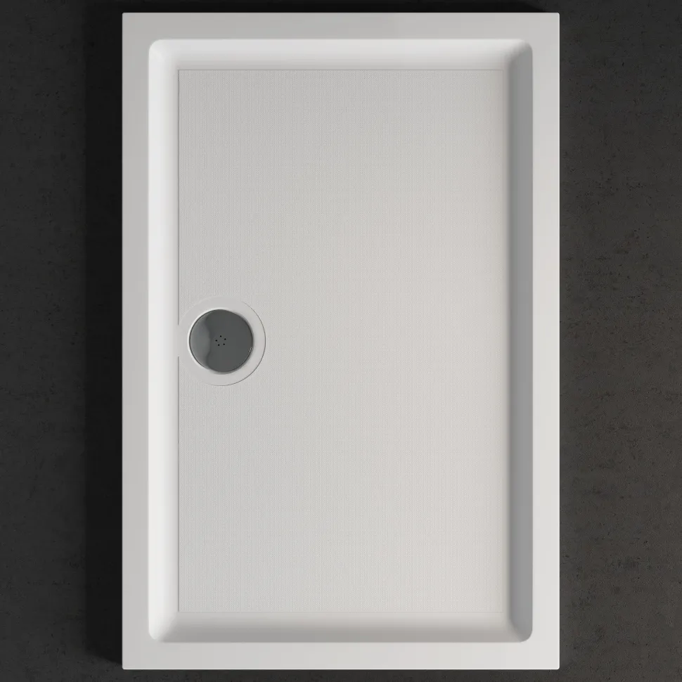 Harbour Anti Slip Gel Coated Stone Resin Rectangular Shower Tray - 14 Sizes