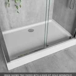 Harbour Anti Slip Gel Coated Stone Resin Rectangular Shower Tray - 14 Sizes
