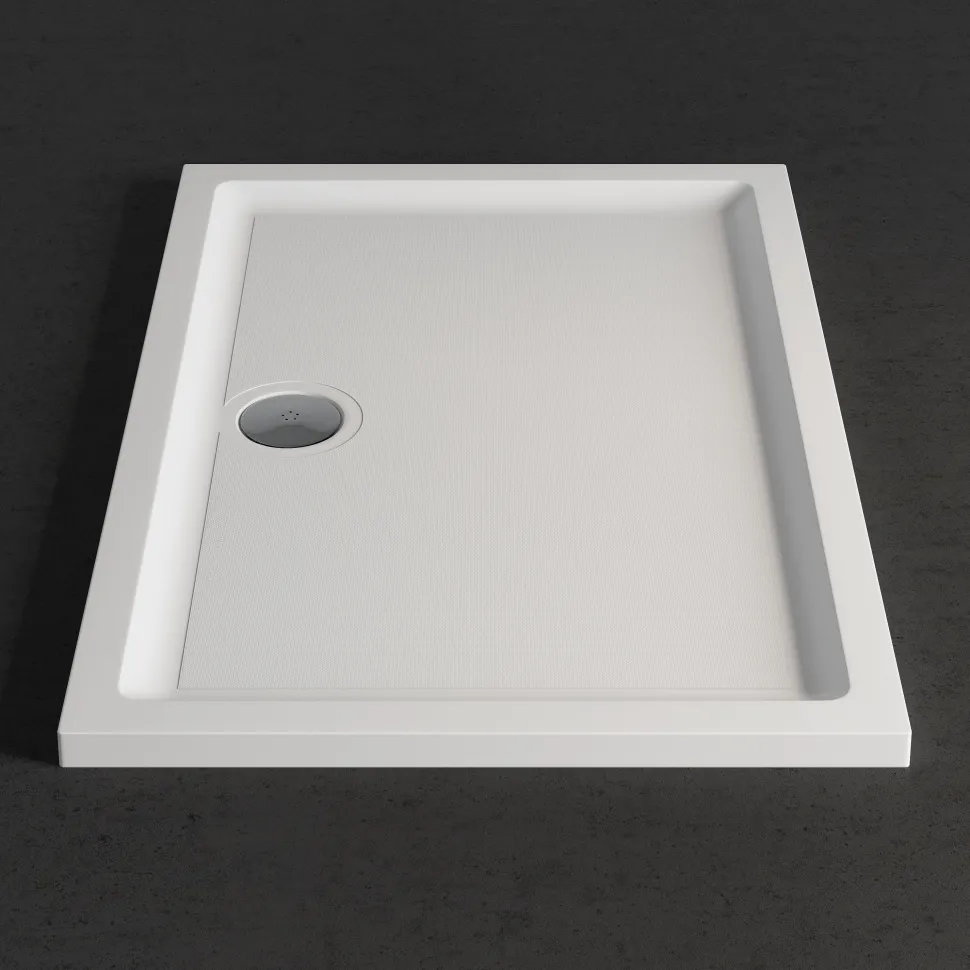 Harbour Anti Slip Gel Coated Stone Resin Rectangular Shower Tray - 14 Sizes
