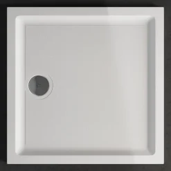 Harbour Anti Slip Gel Coated Stone Resin Square Shower Tray - 2 Sizes