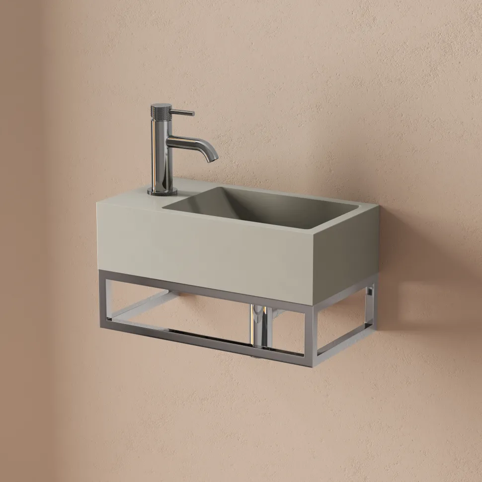 Harbour Basin Frame for Harbour Concrete 400mm Wall Hung Basin