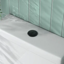 Harbour Cistern Flush Button 38mm - Matt Black