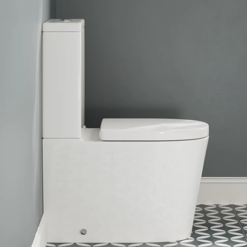 Harbour Clarity Back to Wall Rimless Comfort Height Toilet & Soft Close Seat