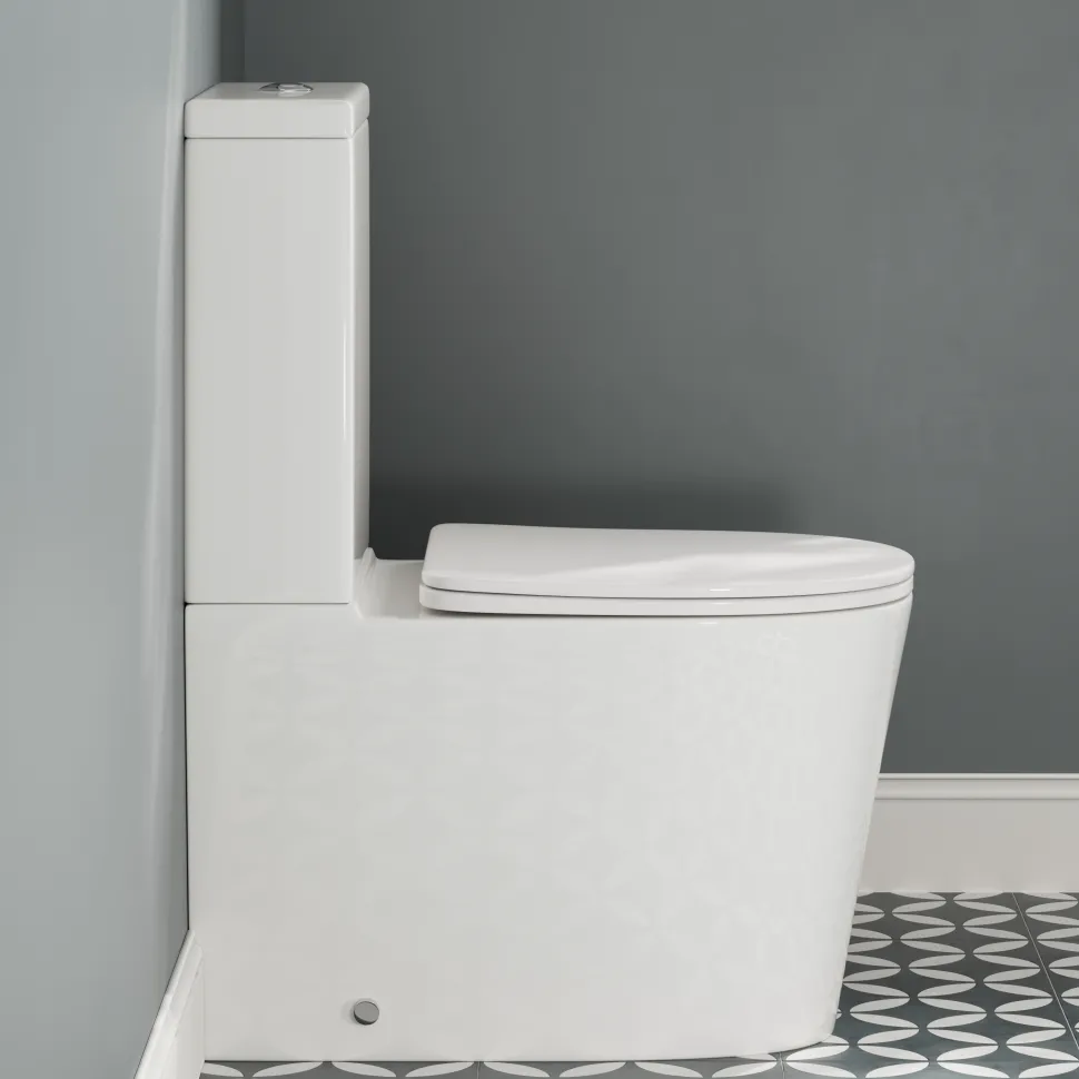 Harbour Clarity Back to Wall Rimless Comfort Height Toilet & Soft Close Seat