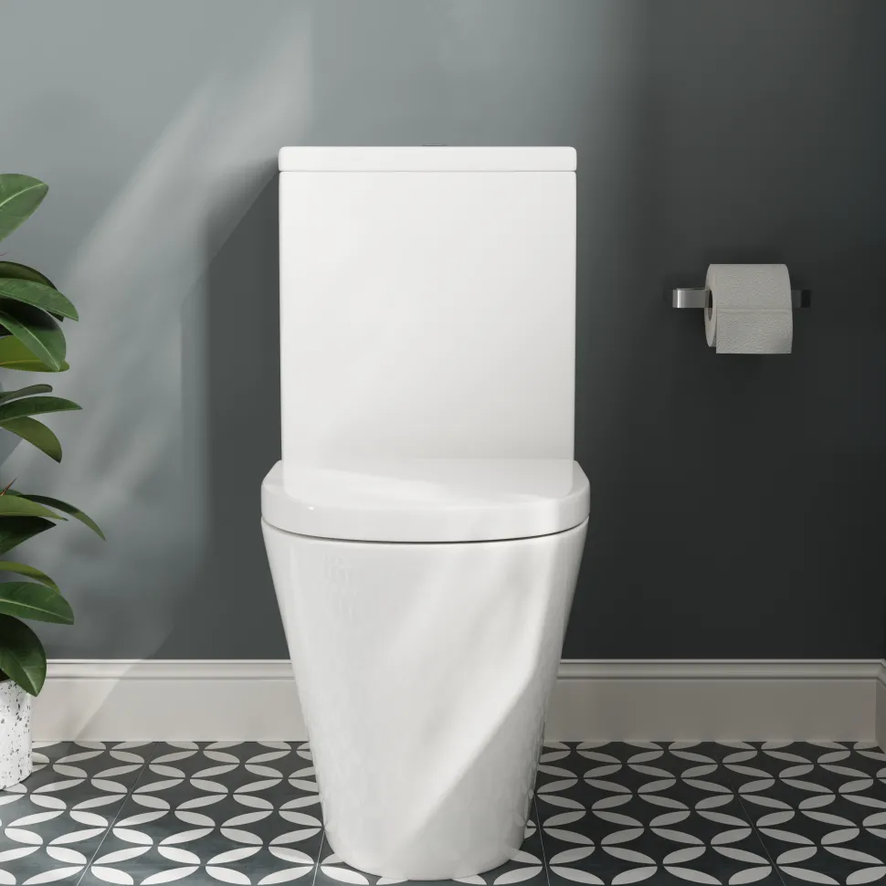Harbour Clarity Back to Wall Rimless Comfort Height Toilet & Soft Close Seat