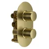 Harbour Clarity Brushed Brass 2 Outlet Thermostatic Concealed Shower Valve