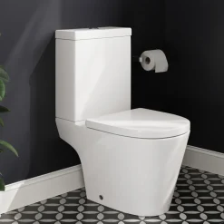 Harbour Clarity Close Coupled Rimless Toilet & Soft Close Seat