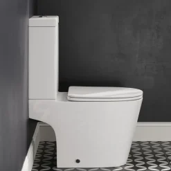 Harbour Clarity Close Coupled Rimless Toilet & Soft Close Seat