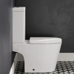 Harbour Clarity Close Coupled Rimless Toilet & Soft Close Seat