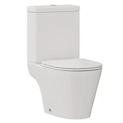 Harbour Clarity Close Coupled Rimless Toilet & Soft Close Seat