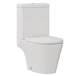 Harbour Clarity Close Coupled Rimless Toilet & Soft Close Seat