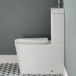 Harbour Clarity 2 in 1 Wash Basin & Comfort Height Toilet with Soft Close Seat