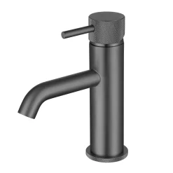 Harbour Clarity Knurled Mini Mono Basin Mixer Tap & Waste
