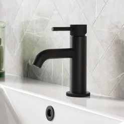 Harbour Clarity Knurled Mini Mono Basin Mixer Tap & Waste