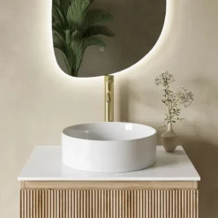 Harbour Clarity Knurled Tall Basin Mixer Tap