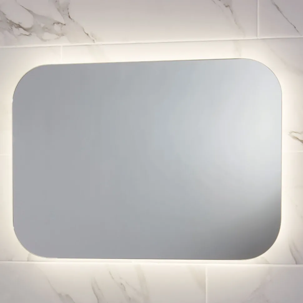 Harbour Clarity LED Bathroom Mirror with Demister Pad - 600 x 1200mm