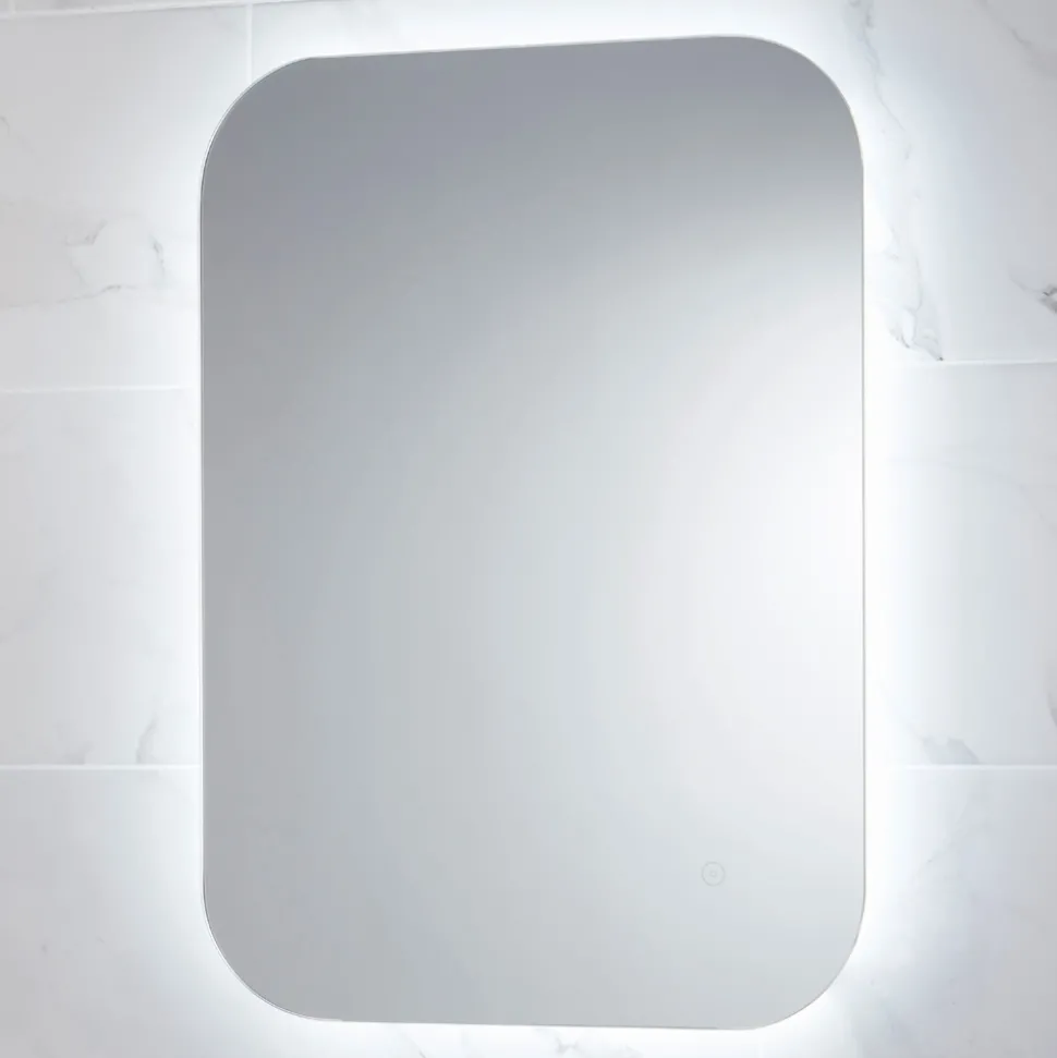 Harbour Clarity LED Bathroom Mirror with Demister Pad - 600 x 1200mm