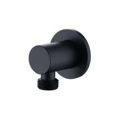 Harbour Clarity Matt Black Concealed Shower Valve, Shower Rail Kit & Overflow Bath Filler