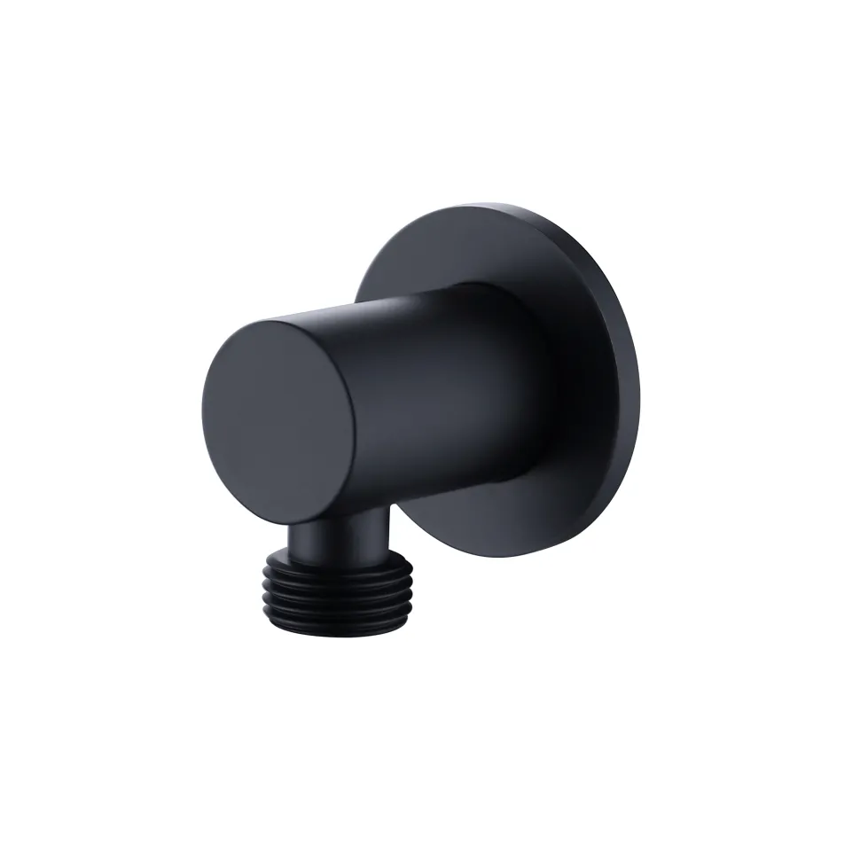 Harbour Clarity Matt Black Concealed Shower Valve, Fixed Ceiling Mounted Head and Wall Shower Kit