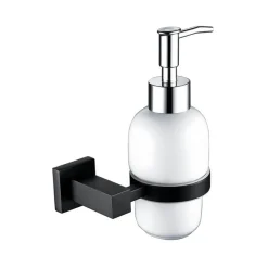 Harbour Clarity Matt Black Soap Dispenser