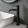 Harbour Clarity Matt Black Tall Basin Mixer Tap
